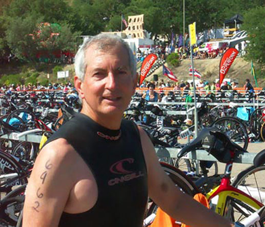 Rick at the Wildflower Triathlon